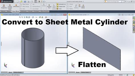 how to make a cylinder out of sheet metal|flat length of a cylinder.